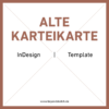 Alte Karteikarte | InDesign Template